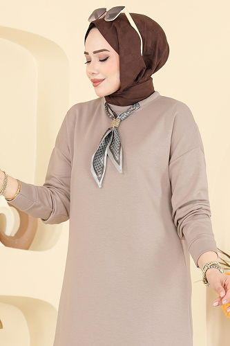 moda selvim طقم بيج 2783AYD574 - Thumbnail