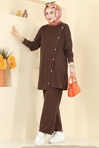 moda selvim Combined 2784AYD574 Brown - Thumbnail