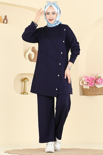 moda selvim Combined 2784AYD574 Navy Blue - Thumbnail