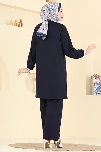 moda selvim Combined 2785AYD574 Navy Blue - Thumbnail
