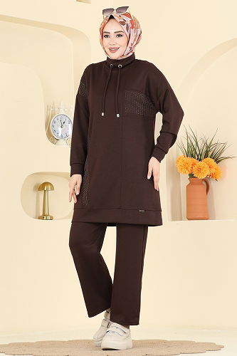 moda selvim Combined 2786AYD574 Brown - Thumbnail