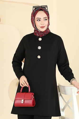 moda selvim Combined 2787AYD574 Black - Thumbnail