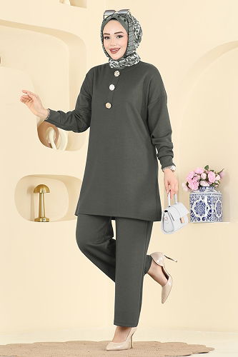 moda selvim Combined 2787AYD574 Khaki - Thumbnail