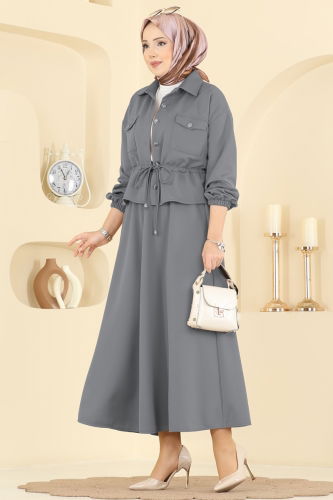 S.L. - طقم رمادي غامق 2787SL432