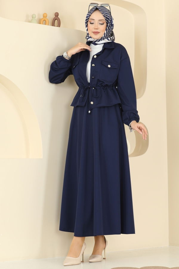 Modaselvim الاطقم طقم كحلي 2787SL432