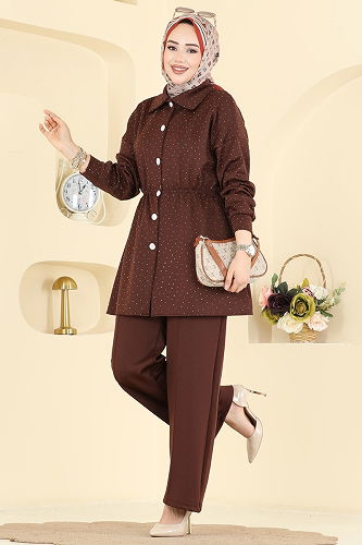 moda selvim Combined 2791AYD574 Brown - Thumbnail