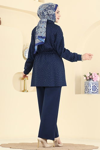 moda selvim Combined 2791AYD574 Navy Blue - Thumbnail