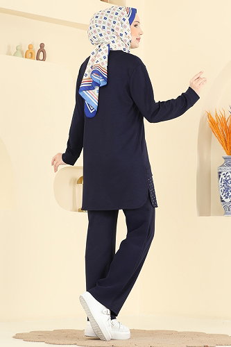 moda selvim Combined 2792AYD574 Navy Blue - Thumbnail