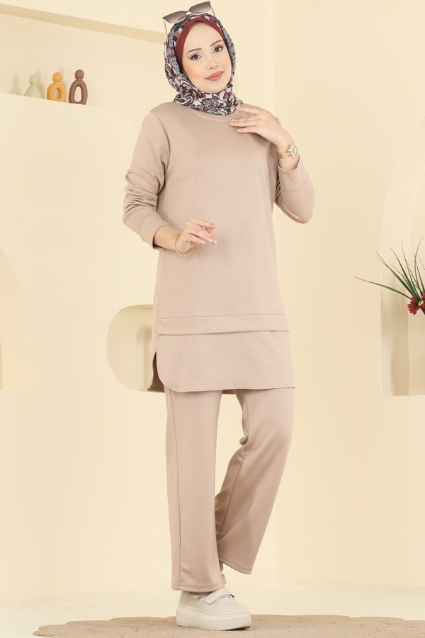 Modaselvim الاطقم طقم بيج 2792AYD574