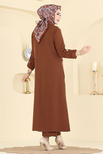 moda selvim طقم عسلي 2792SL432 - Thumbnail