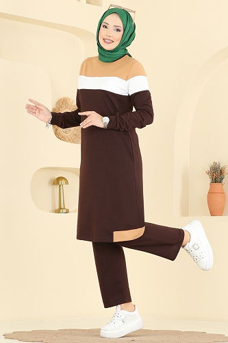 moda selvim Combined 2794SL432 Brown & Latte - Thumbnail