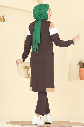 moda selvim Combined 2794SL432 Brown & Latte - Thumbnail