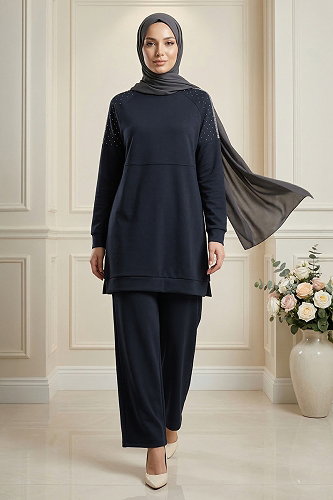 moda selvim Combined 2795AYD969-M Anthracite - Thumbnail