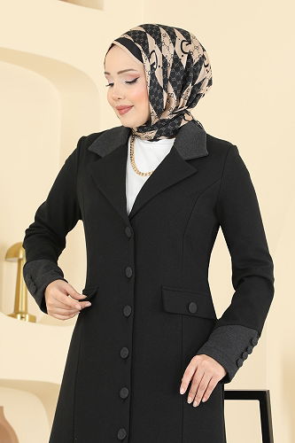 moda selvim طقم أسود 2795SL432 - Thumbnail