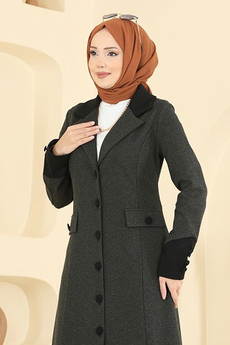 moda selvim Combined 2795SL432 Khaki & Black - Thumbnail