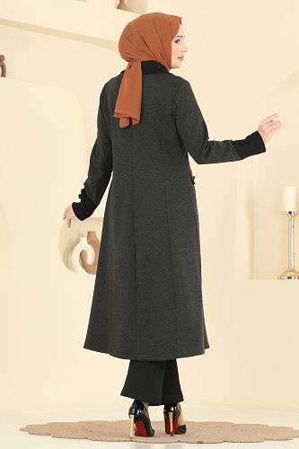 moda selvim Combined 2795SL432 Khaki & Black - Thumbnail