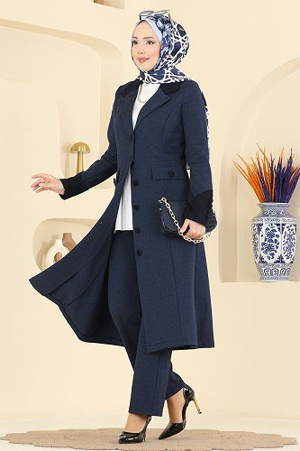 moda selvim Combined 2795SL432 Navy Blue - Thumbnail