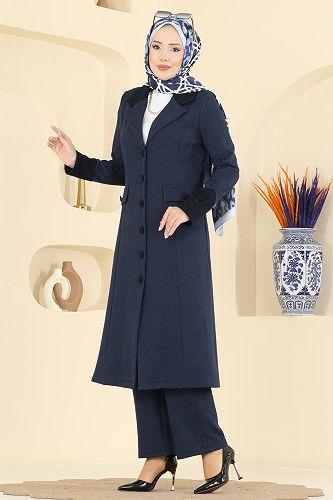 moda selvim Combined 2795SL432 Navy Blue - Thumbnail