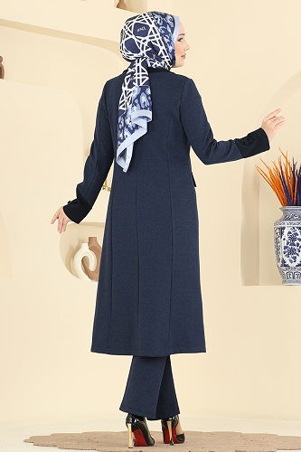 moda selvim Combined 2795SL432 Navy Blue - Thumbnail