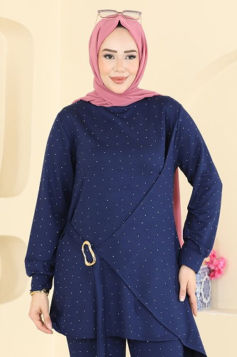 moda selvim Combined 2796AYD574 Navy Blue - Thumbnail