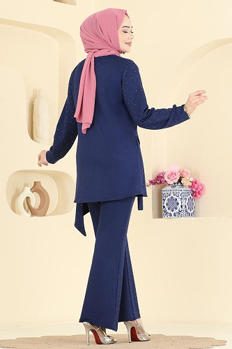 moda selvim Combined 2796AYD574 Navy Blue - Thumbnail