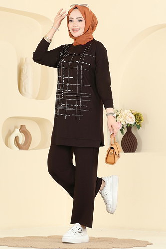 moda selvim Combined 2797AYD574 Brown - Thumbnail