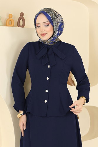 moda selvim Combined 2799SL432 Light Navy Blue - Thumbnail