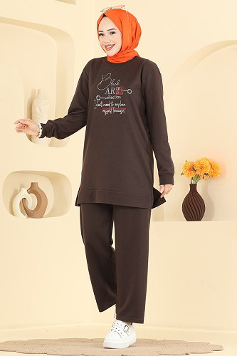 moda selvim Combined 2801TPK1167 Brown - Thumbnail