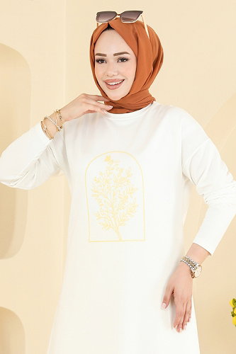 moda selvim طقم بيج&أصفر 2802AYD574 - Thumbnail