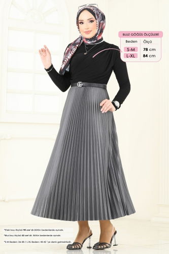 moda selvim Combined 2802MP806 Black & Anthracite - Thumbnail