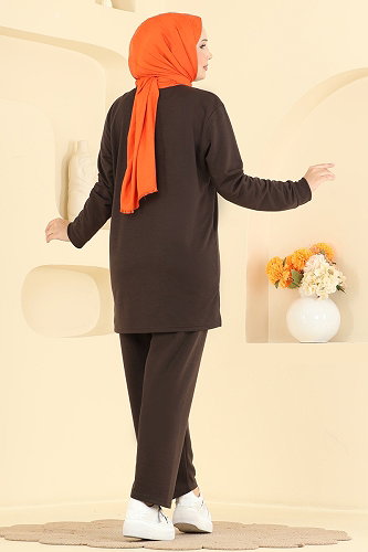 moda selvim Combined 2802TPK1167 Brown - Thumbnail