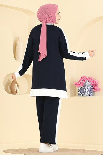moda selvim Combined 2803AYD574 Navy Blue - Thumbnail