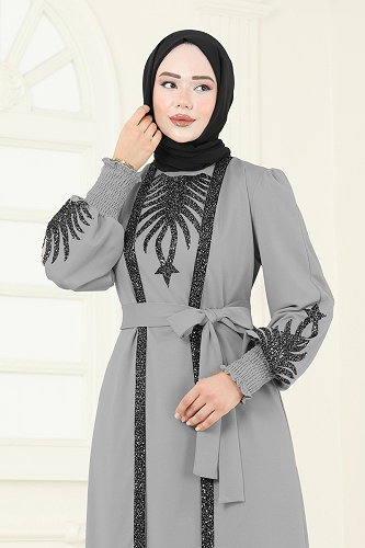 moda selvim Combined 2805ASMK1074 Gray - Thumbnail