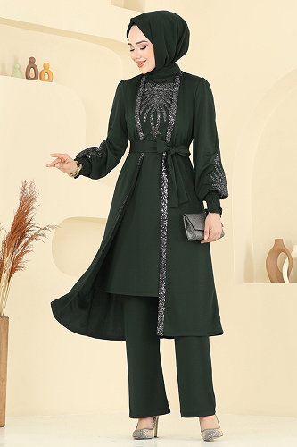 moda selvim Combined 2805ASMK1074 Khaki - Thumbnail