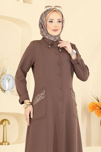 moda selvim طقم بني 2806SL432 - Thumbnail