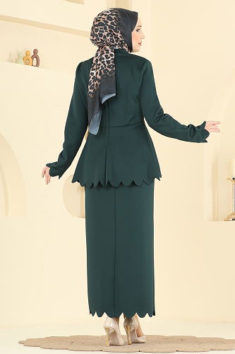 moda selvim طقم زيتي 2808SL432 - Thumbnail