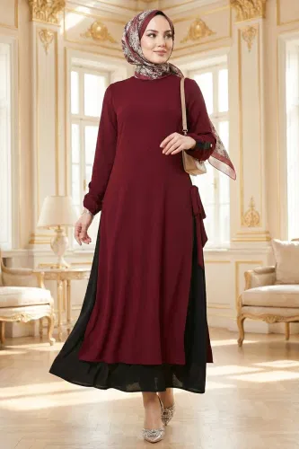 S.L. - Combined 2811SL432 Burgundy & Black