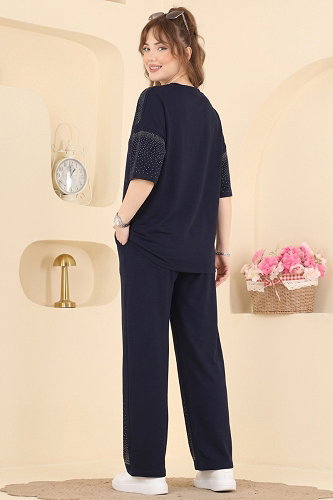 moda selvim Combined 2813AYD574 Navy Blue - Thumbnail