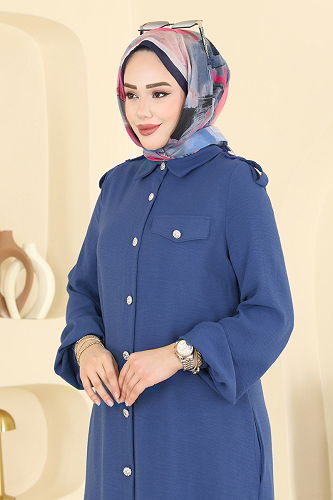 moda selvim طقم ازرق 2815SL432 - Thumbnail