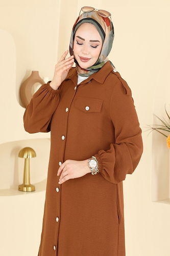 moda selvim طقم عسلي 2815SL432 - Thumbnail