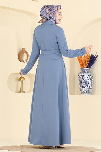 moda selvim طقم أزرق 2816SL432 - Thumbnail