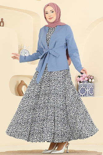 moda selvim Combined 2820SL432 Blue - Thumbnail