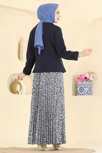 moda selvim Combined 2820SL432 Navy Blue - Thumbnail