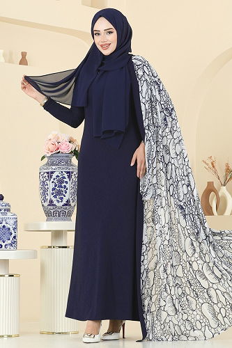 moda selvim Combined 2821ELC1143 Navy Blue - Thumbnail