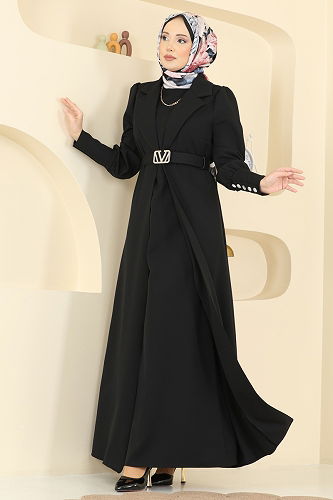 moda selvim Combined 2822SL432 Black - Thumbnail