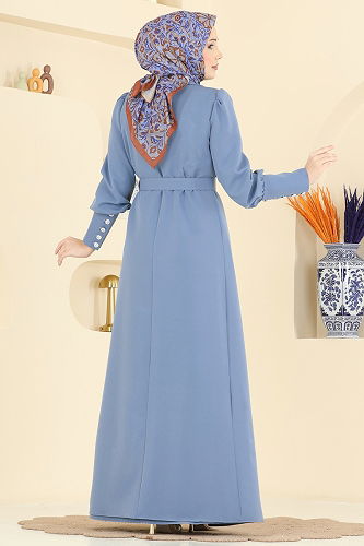 moda selvim طقم أزرق 2822SL432 - Thumbnail