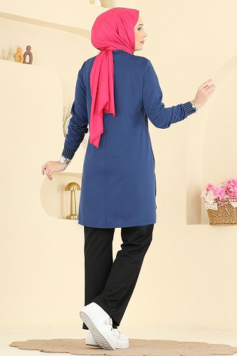 moda selvim طقم ازرق 2823SLK540 - Thumbnail