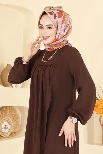 moda selvim Combined 2824SLK540 Brown - Thumbnail