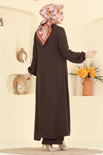 moda selvim Combined 2824SLK540 Dark Brown - Thumbnail