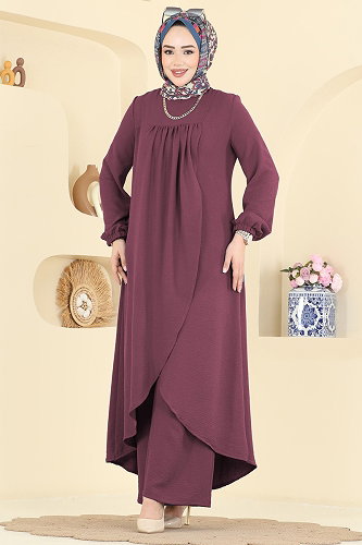 moda selvim Combined 2824SLK540 Dark Rose Dusky - Thumbnail